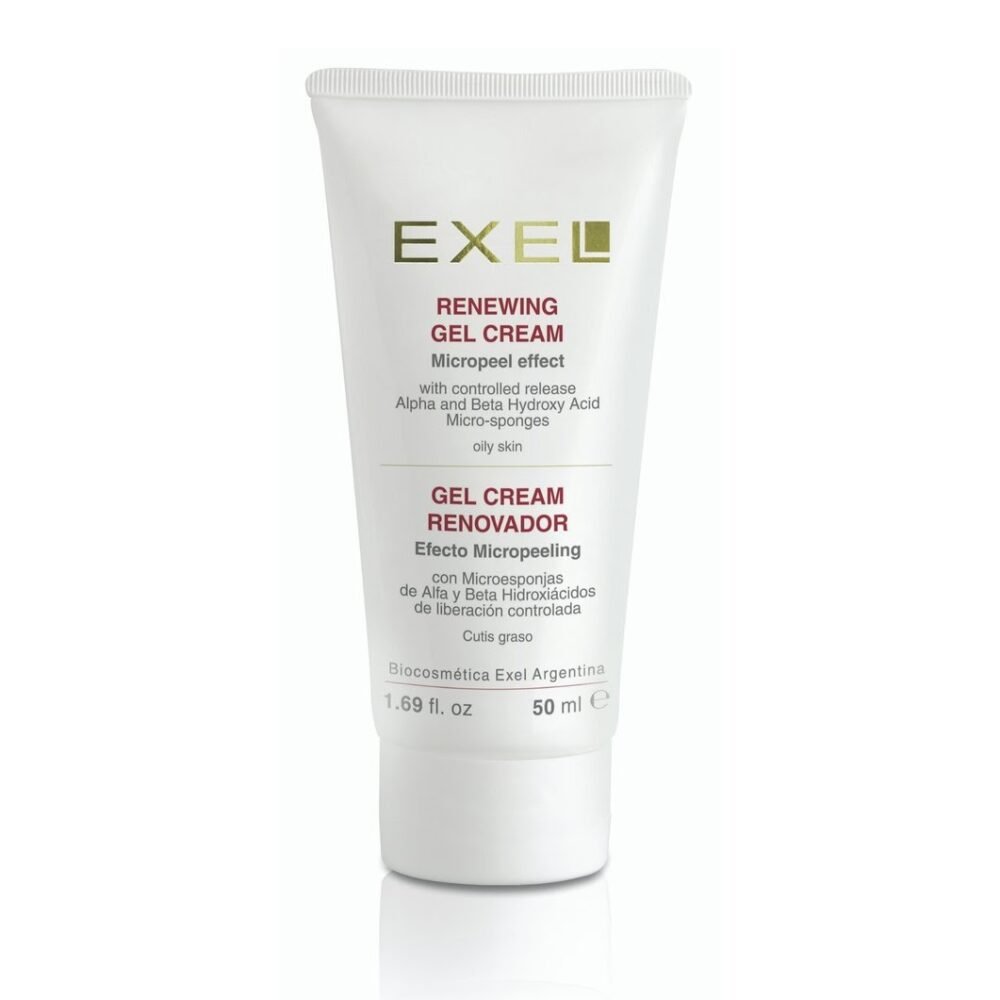 GEL CREAM RENOVADOR · EFECTO MICROPEELING