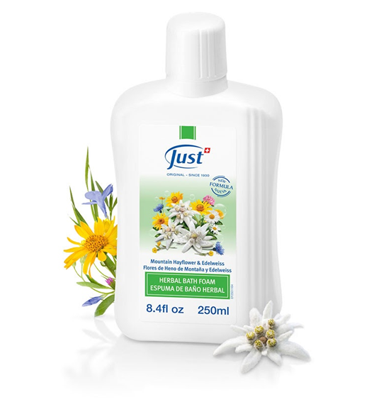 Espuma de Baño con Flores de Heno de Montaña y Edelweiss | Nueva Fórmula