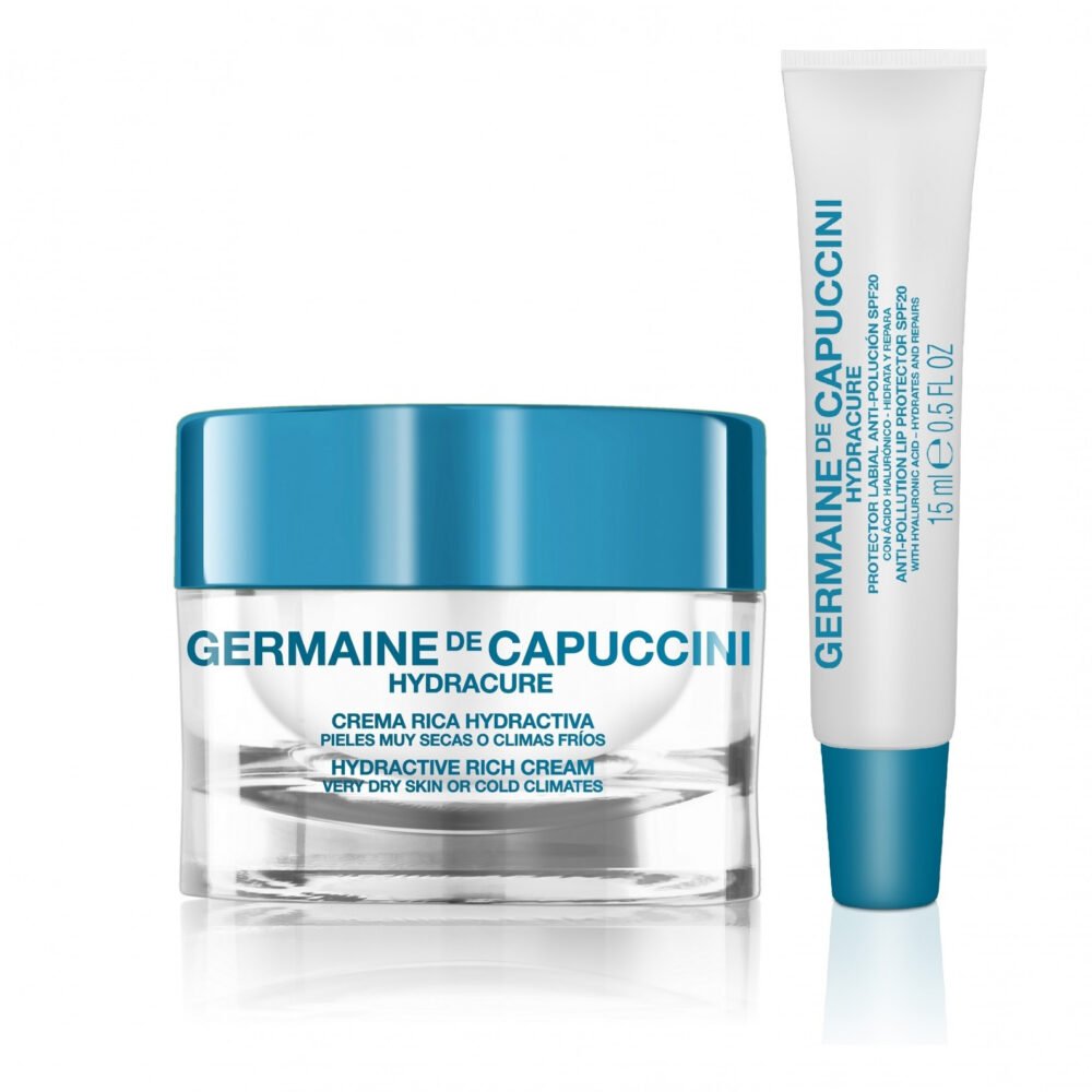 Pack Hydracure - Crema Rica hydractiva pieles muy secas + Protector Labial Hydracure SPF 20